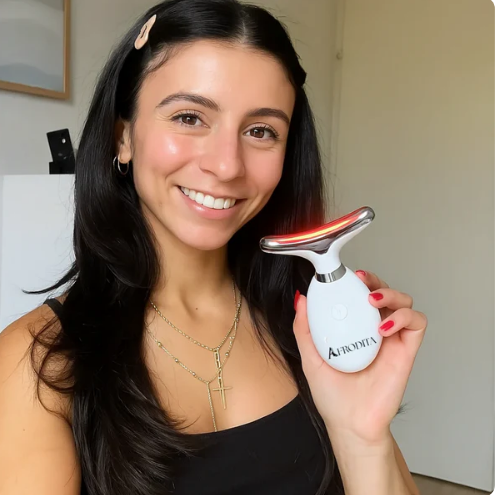 Masajeador facial LED + Masajeador Facial frio/calor Antiarrugas - LumiPulse | InovvaBeauty™