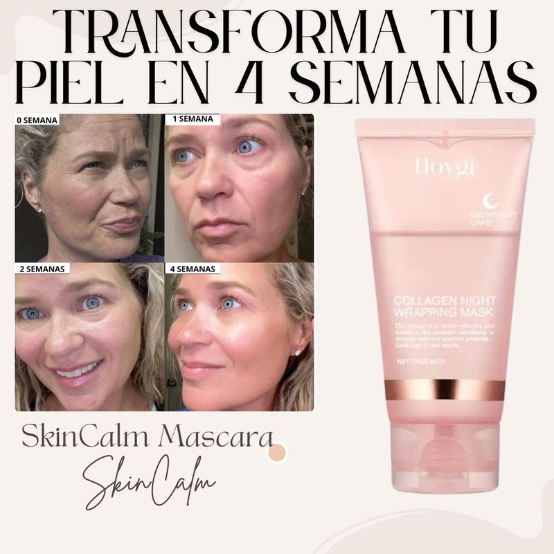 Mascarilla Facial de Colágeno  + Aplicador de Silicona - SkinCalm | InovvaBeauty